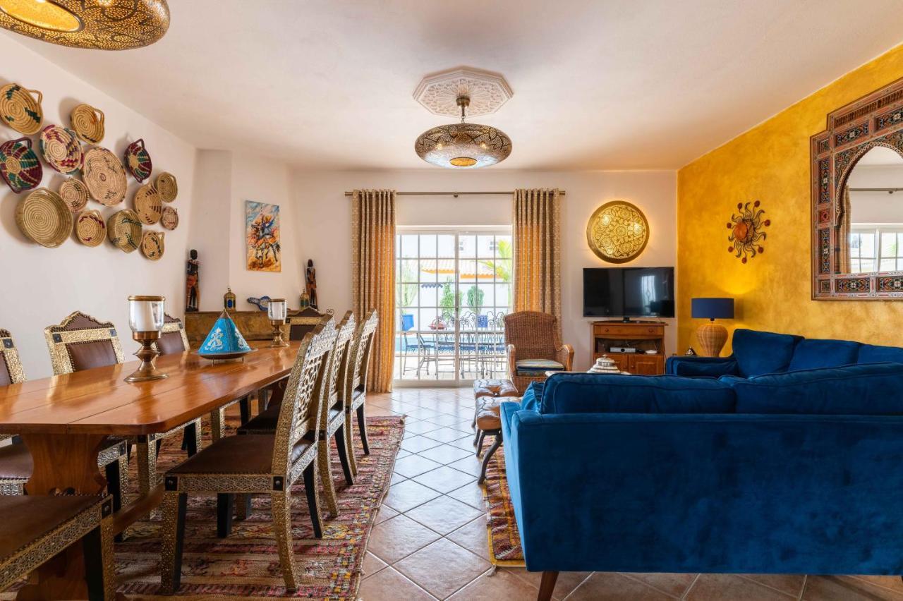 Villa Oasis Gale - Luxury Villa With Private Pool, Ac, Free Wifi, 5 Min From The Beach Albufeira Bagian luar foto