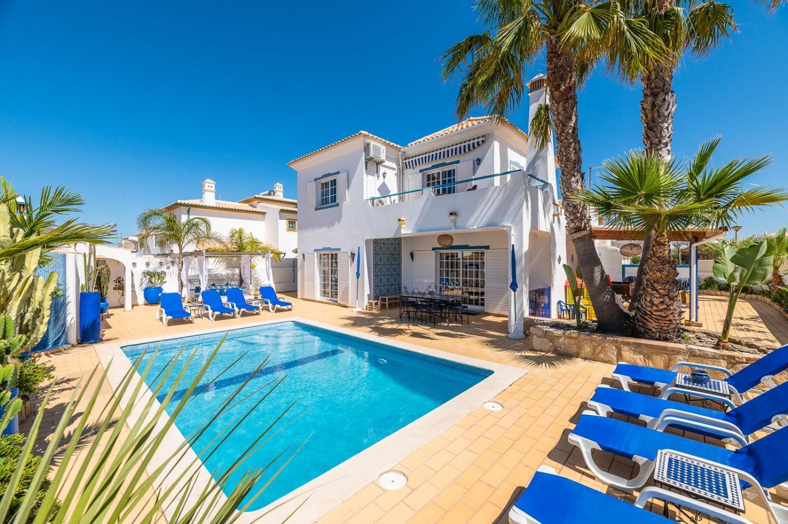 Villa Oasis Gale - Luxury Villa With Private Pool, Ac, Free Wifi, 5 Min From The Beach Albufeira Bagian luar foto