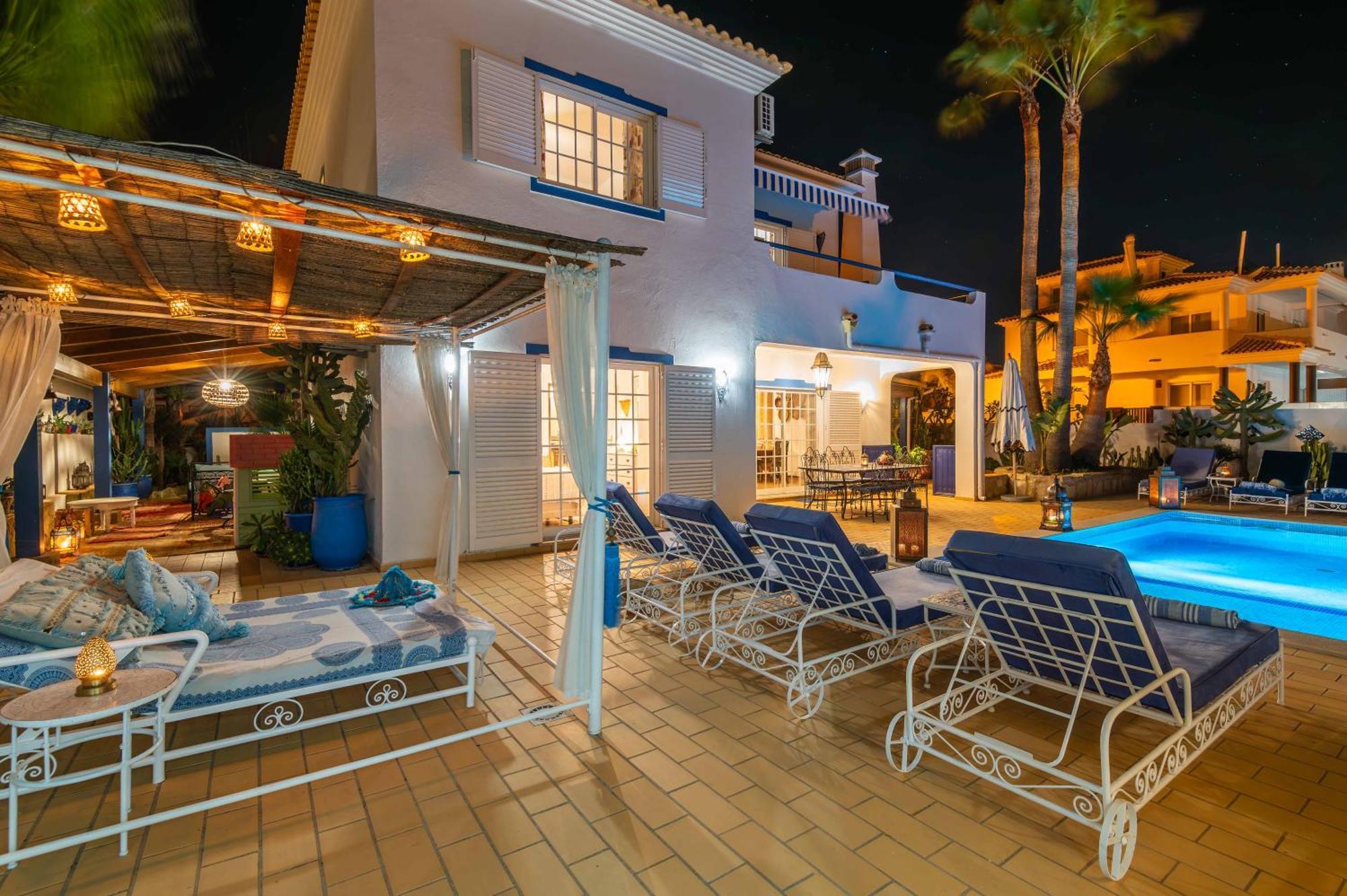 Villa Oasis Gale - Luxury Villa With Private Pool, Ac, Free Wifi, 5 Min From The Beach Albufeira Bagian luar foto
